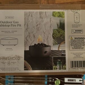 Outdoor Gas Tabletop Fire Pit 10’’